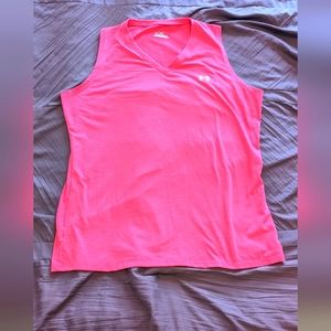 Women's Under Armour Pink Sleeveless T-Shirt